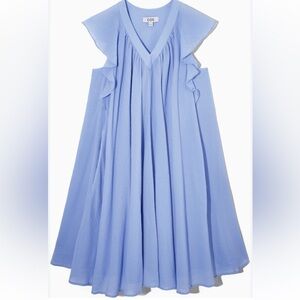 COS ruffle cap sleeve swing dress 17464